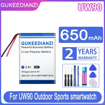 Сменный аккумулятор GUKEEDIANZI 650 мАч для умных часов UW90 для занятий спортом на открытом воздухе Bateria