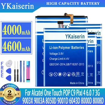YKaiserin Аккумулятор для Alcatel One Touch OneTouch POP C9 Pixi 4 Pixi4 (7) 3G 9003X 9003A 6.0 OT 8050D/9001D Batteria + Бесплатные инструменты
