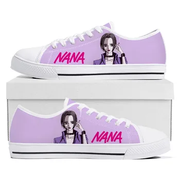 Кроссовки Osaki Komatsu Manga NANA с низким берцем, мужские, женские, подростковые, парусиновые кроссовки, высококачественная модная повседневная обувь для пары, обувь на заказ