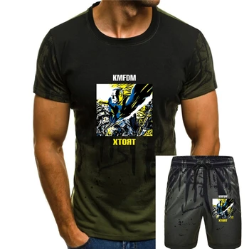 Новая модная мужская футболка Kmfdm Xtort 1996 Футболка - Индастриал музыка, индастриал рок, индастриал металл пальто одежда топы