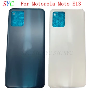 Задняя крышка батарейного отсека для Motorola Moto E13 Задняя крышка с логотипом Запасные части