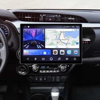 13,1/12,5 дюймов 2K QLED Экран Для Toyota Hilux Pick Up AN120 2022 2023 Android Автомобильный Радиоприемник Стерео Головное Устройство GPS Navi Мультимедиа