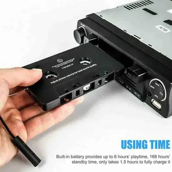 Автомобильная кассета Аудио Aux Адаптер Кассета для смартфона Стереокассета Bluetooth Aux Bluetooth-совместимый адаптер Universa G1P3