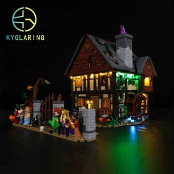 Комплект светильников Kyglaring Light для 21341, блочная модель коттеджа сестер Сандерсон (строительные блоки в комплект не входят)
