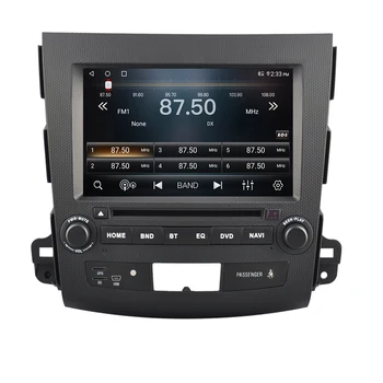 Для Mitsubishi Outlander Xl 2 2005-2011 Android 12 Автомобильный Радиоприемник Мультимедийный Плеер 2 Din Carplay Стерео GPS DVD Головное Устройство Камера