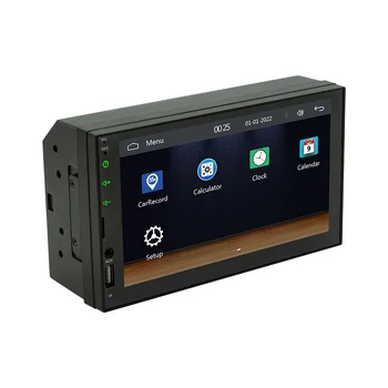 7-Дюймовый Автомобильный Сенсорный Экран Проводной CarPlay Android Auto Автомобильное Портативное Радио Bluetooth MP5 FM-Приемник Аудио Хост