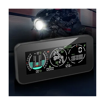 F3 Мотоцикл 3 в 1 Монитор давления в шинах GPS Спидометр Скорость автомобиля Тахометр Измеритель наклона TPMS ЖК Цифровой HUD