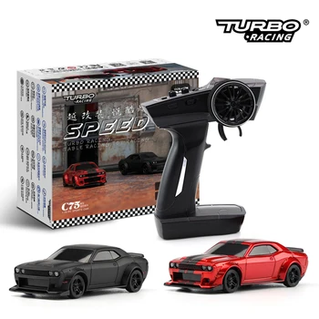 Turbo Racing Новый дорожный радиоуправляемый автомобиль 1: 76 C75, мини-полномасштабная автомобильная игрушка с дистанционным управлением RTR, подходящая для детей и взрослых