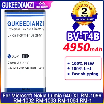 GUKEEDIANZI BV-T4B 4950 мАч Сменный Аккумулятор для Nokia Lumia 640XL RM-1096 RM-1062 RM-1063 RM-1064 RM-1066 Lumia 640 XL Batter