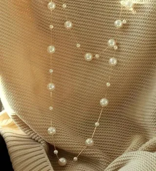 Романтическое очарование, Винтажное жемчужное ожерелье с имитацией для женщин, Классические ожерелья, изысканные ювелирные изделия, Нежные Корейские модные аксессуары