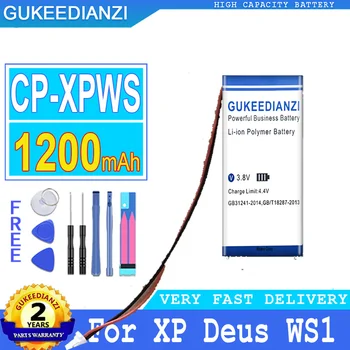 Аккумулятор GUKEEDIANZI емкостью 1200 мАч CP-XPWS CPXPWS для XP Deus WS5 WS2 WS3 WS1 WS4 Digital Big Power Bateria