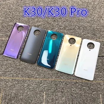 Корпус K30Pro для Xiaomi Redmi K30 /K30 Pro Стеклянная задняя крышка батарейного отсека, ремонт, замена задней крышки двери + логотип