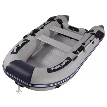 Надувная штурмовая лодка из ПВХ, скоростной каяк, шлюпка-каноэ с полом из алюминиевого сплава