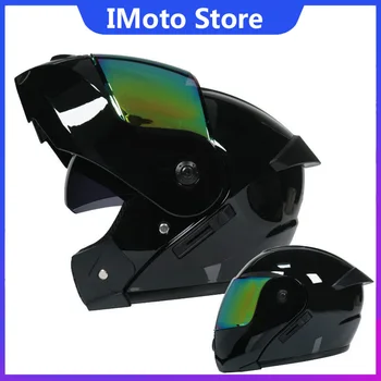 Мотоциклетный высококачественный откидной шлем Abs Мотоциклетный шлем с полным покрытием, гоночный шлем, одобренный Dot Шлем и безопасность для мотоцикла
