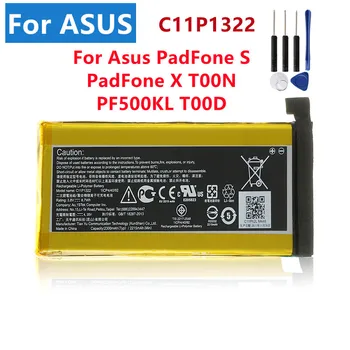 C11P1322 Оригинальный аккумулятор 2300 мАч C11P1322 Аккумулятор Для ASUS Padfone S X T00D PF500KL T00N Телефон Высококачественный аккумулятор + инструменты
