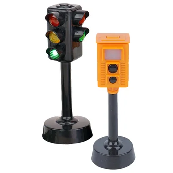 2шт Игрушки для светофора Обучающая модель дорожного знака Детский сад Обучающая игрушка Дорога