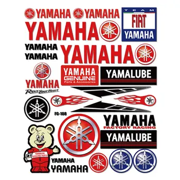 Светоотражающие Наклейки Yamaha Логотип Набор Наклеек На Бак Мотоцикла Yzf R1 Nmax Tracer Fz6 Raptor R15 Wr450f Mt 125 07