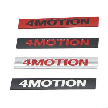 3D Металлический логотип 4motion, Значок на задний багажник, Эмблема, наклейка для VW 4 Motion Tiguan Passat B8 Polo Golf 6 7