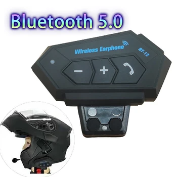Bluetooth Мотоциклетный шлем, гарнитура с микрофоном, наушники, Беспроводная громкая связь для мотоцикла, стереонаушник, динамик, шумоподавление