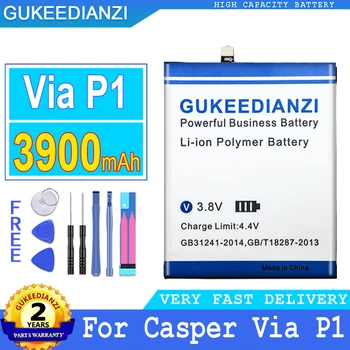 Аккумулятор GUKEEDIANZI емкостью 3900 мАч для мобильного телефона Casper Via P1 большой мощности Bateria