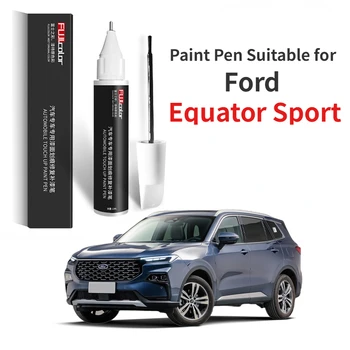 Ручка для рисования Подходит для фиксатора краски Ford Equator Sport Haoyue Pearl White Аксессуары для модификации Equator Sport Ремонт белого автомобиля