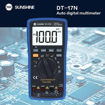 Мультиметр SUNSHINE DT-17N Smart Multimeter Цифровой Профессиональный Полностью Автоматический измеритель напряжения переменного тока и сопротивления току