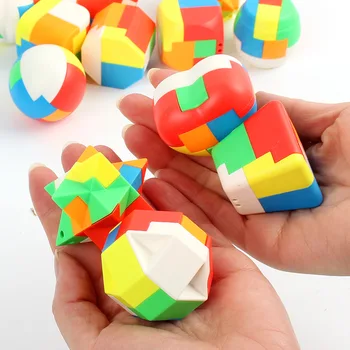 3D Головоломка Luban Lock Брелок Логическая Игра Magic Cube Интеллектуальные Детские Развивающие Игрушки для Детей И Взрослых Антистрессовый Подарок