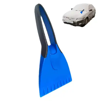 Скребок для ледяных окон, противоскользящая и прочная мини-автомобильная лопата для уборки снега, простой в использовании мини-инструмент для уборки снега в автомобиле