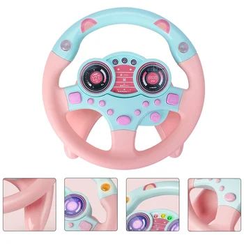 Имитация рулевого колеса Игрушки для младенцев Детская игрушка Интеллектуальный автомобиль Abs Имитация образовательного интересного ребенка