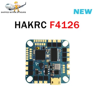 HAKRC F4126 ICM42688 F411 Контроллер полета BLHELI_S 20A 2-4 s ESC AIO 25,5 мм для Радиоуправляемых Дронов FPV Freestyle Toothpick Cinewhoop