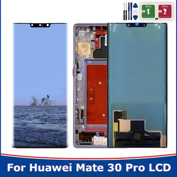 AAA + OLED-Дисплей Для Huawei Mate 30 Pro ЖК-дисплей С Сенсорным Экраном В Сборе С Цифровым Преобразователем Для Huawei Mate30Pro LIO-L09 L29 AL00 ЖК-экран