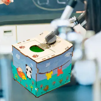 Деревянный научный экспериментальный набор портативные подарки ручной работы на день рождения, средства для обучения координации рук и глаз для детей, игрушка для ручного эксперимента