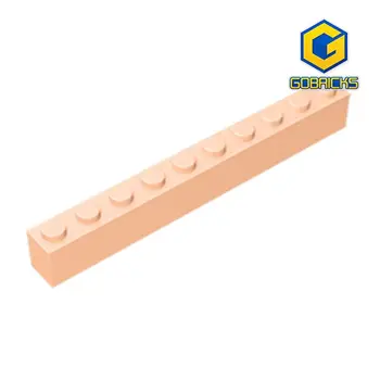 Gobricks GDS-537 Brick 1 x 10 без нижних трубок совместим с конструктором lego 6111 детских поделок