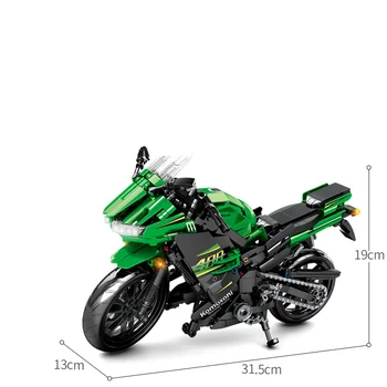 Конструкции для взрослых Игрушечное оружие Ребенок 400 Мотоциклов Блоки Детские игрушки 6-10 Лет Мотоциклы Строительство Мальчики Дети Девочки