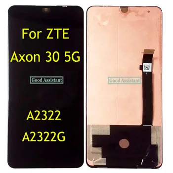 Оригинальный AMOLED Черный 6,92 Дюйма Для ZTE Axon 30 5G Axon30 A2322 A2322G Замена Сенсорного Дигитайзера ЖК-дисплея В сборе